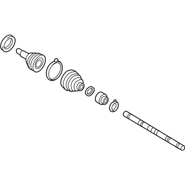 Kia 49582D4300 Joint Kit-Front Axle Differential