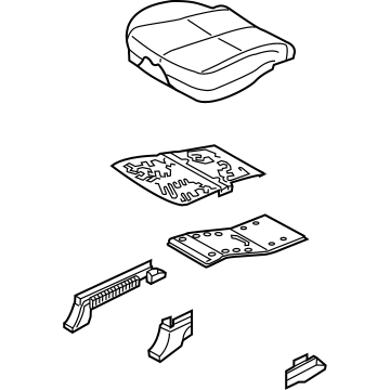 Kia 88200A9AD0D7K Cushion Assembly-Fr Seat