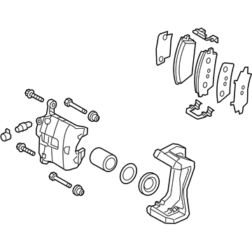 Kia 58110D3100 Front Brake Assembly, Left