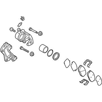 2016 Kia Forte Brake Caliper - 58130A7000