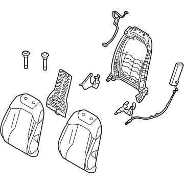 Kia 88400P1720H24 BACK ASSY-FR SEAT,RH