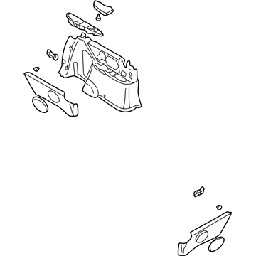 Kia 0K52Y68710EB3 Trim Assembly-Rear Side,LH