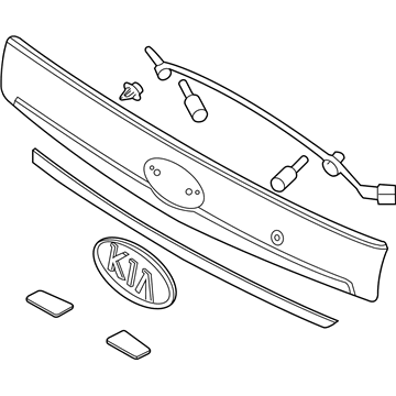 Kia 925014D500 Lamp Assembly-License