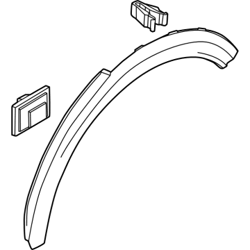 Kia 87741AT100 GARNISH ASSY-QTR SID