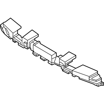 Kia 86520CV000 ABSORBER-FRONT BUMPE