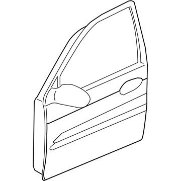 Kia 0K59A59020A Panel Assembly-Door,LH