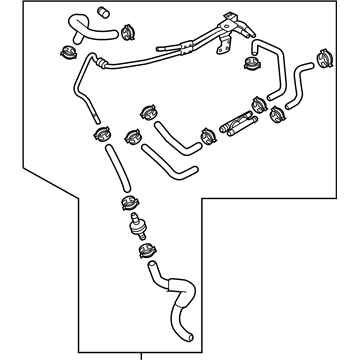 Kia 59130D9200 Hose Assembly-Brake Booster