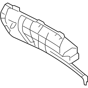 Kia 858701F500EZ Trim Assembly-'D' Pillar