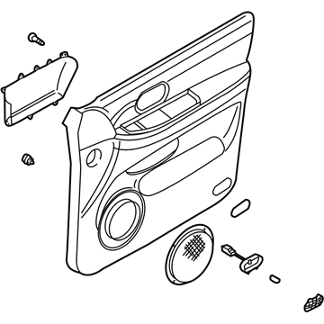 Kia 3K53H68450B2 Trim-Front Door,RH