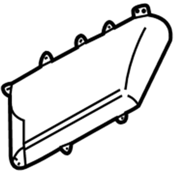 Kia 0K53A68454BT Cover-Pocket,RH