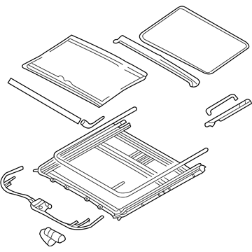 Kia 816004D010TW Sunroof Assembly