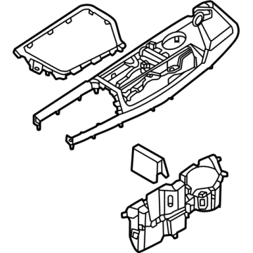 Kia 84650CV050CGP COVER ASSY-CONSOLE U