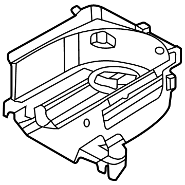 Kia 97219CV000 CASE-HEATER BLOWER,L