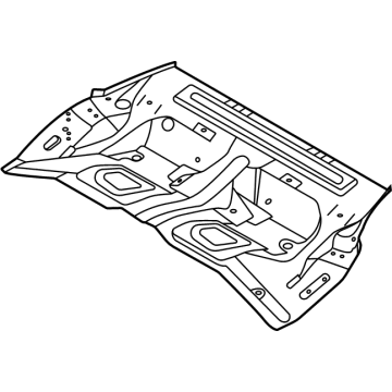 Kia 65511L1000 Panel Assembly-Rear FLOO