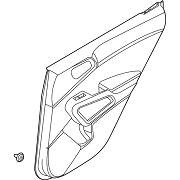 Kia 83306K0110D3Y PANEL ASSY-REAR DOOR