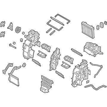 Kia 97205D9331 Heater & EVAPORATOR