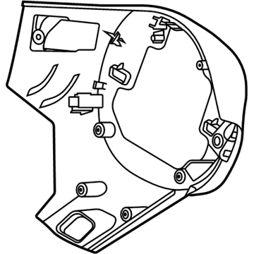 Kia 56120K0000SL2 Cover Assembly-Steering