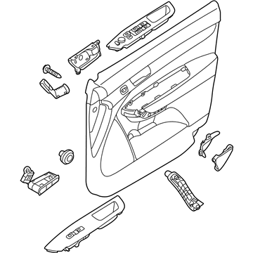 Kia 823021U020AL7 Panel Complete-Front Door Trim