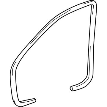 Kia 821202T000 WEATHERSTRIP-Front Door Body Side