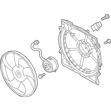 Kia Optima Fan Blade - 25380D5280