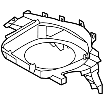 Kia 97112R5000 CASE-BLOWER,LWR