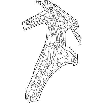 Kia 71601D9000 Panel Assembly-Quarter Inner