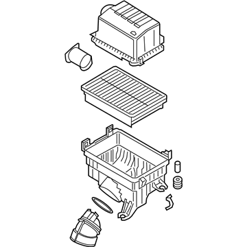 Kia 28110J9250 Air Cleaner Assembly