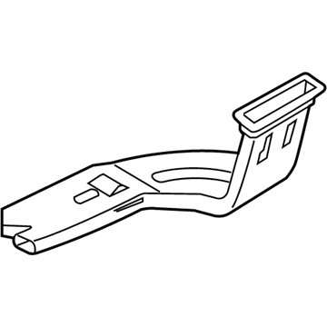 Kia 97360B2000 Duct-Rear Heating,LH