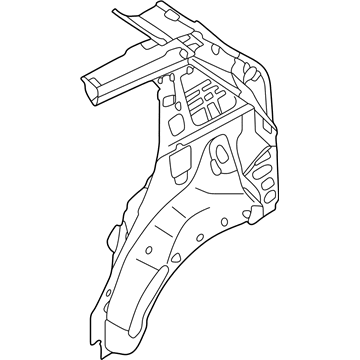 Kia 716013W200 Panel Assembly-Quarter Inner