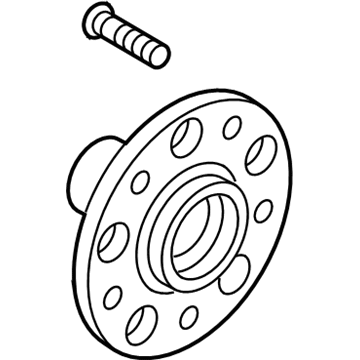 Kia 527102E500 Rear Wheel Hub Assembly