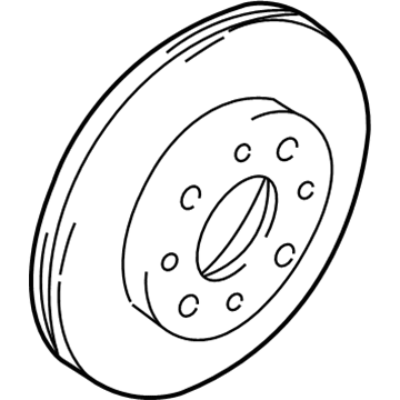 2000 Kia Optima Brake Disc - 517123C100