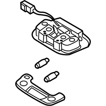 Kia 9282038000BT Lamp Assembly-OVERHEADEAD Console