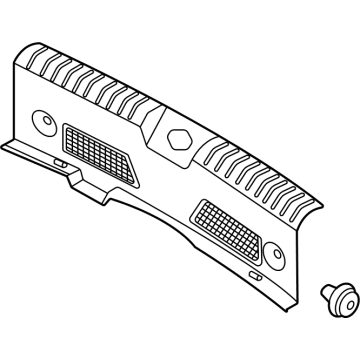 Kia 85770AT200CCV TRIM ASSY-RR TRANSVE