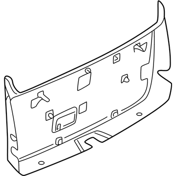 Kia 0K53D68210GE Trim Assembly-Back Door