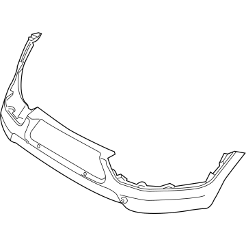 Kia 866123W540 Rear Bumper Lower Cover