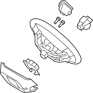 Kia 561101D332WK Steering Wheel Assembly
