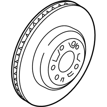 2018 Kia Stinger Brake Disc - 58411J5500