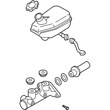 2013 Kia Sedona Brake Master Cylinder - 585104D550