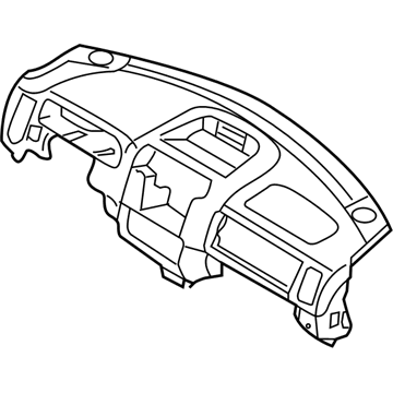 Kia 1K52Y60350CGD INSTRUMNET Panel Pad Assembly