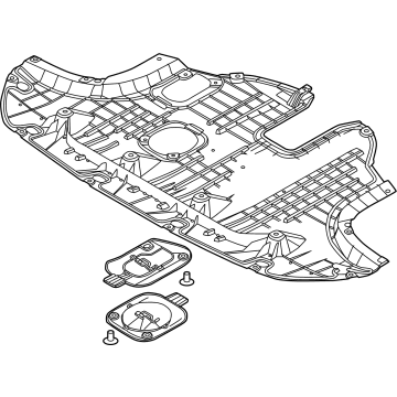 Kia 29110AT000 PANEL ASSY-UNDER COV