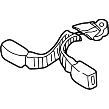 Kia 1K52Y57745ABT Rear Seat Belt Buckle Assembly, Center