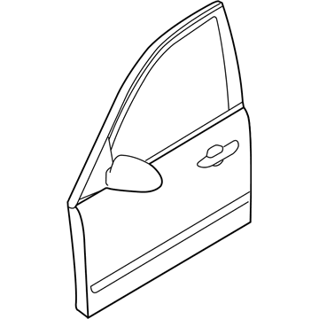 Kia 760031D010 Panel Assembly-Front Door LH