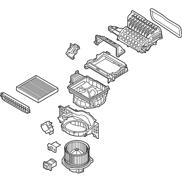 Kia 97207D9100 Blower Unit