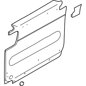 Kia 0K53C68320BQ6 Trim Assembly-Slide Door