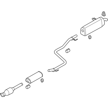 2020 Kia Forte Muffler - 28700M7520