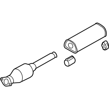 2020 Kia Forte Muffler - 28600M7510