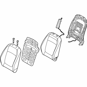 Kia 88400Q5000A7B Back Assembly-Fr Seat,RH