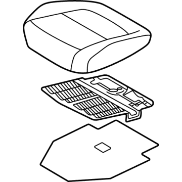 Kia 88200Q5AF0AX4 CUSHION ASSY-FR SEAT