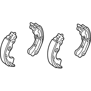 Kia Spectra Brake Shoe Set - 0K2N12638Z