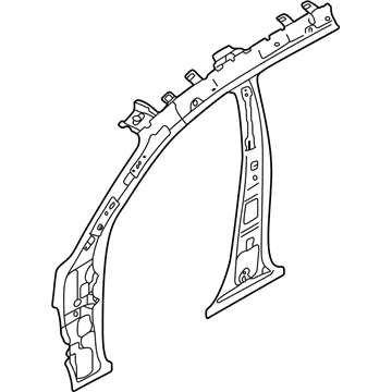 Kia 712023W370 Pillar Assembly-Front Inner R